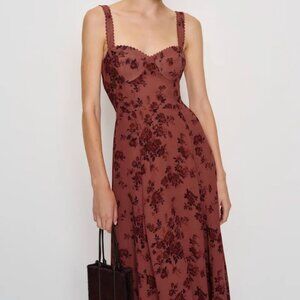 Reformation *Petite* Lela Dress in Clarette